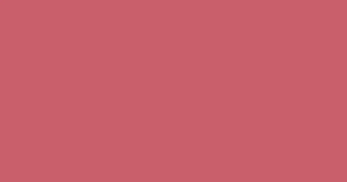 #c95e6c chestnut rose color image
