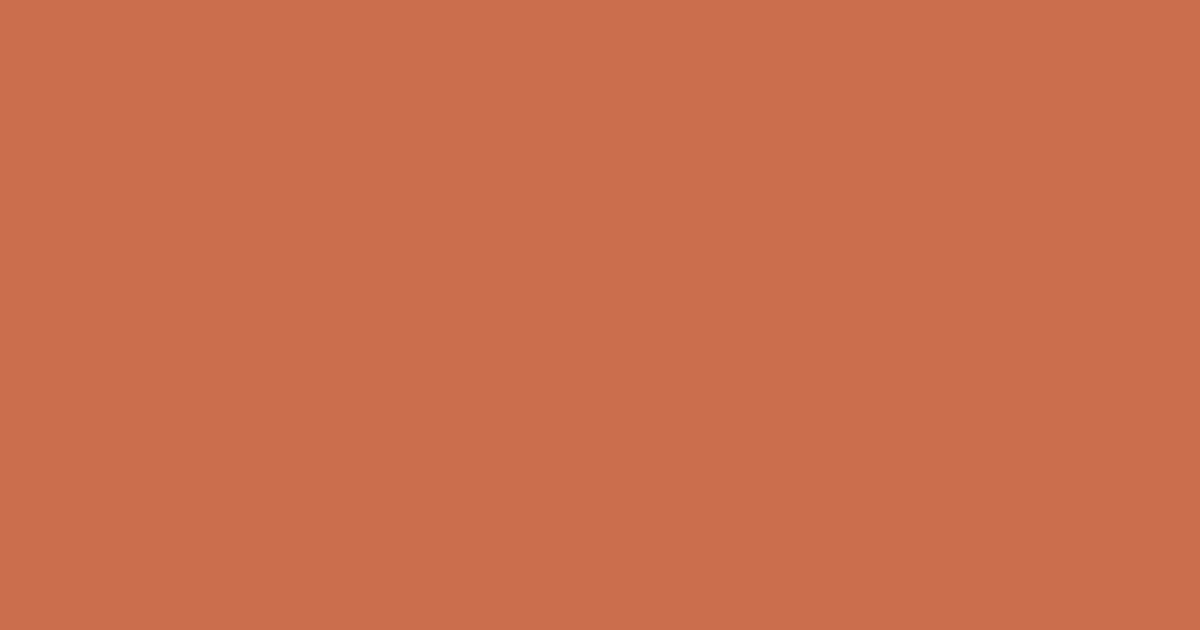 #c96d4e cedar chest color image