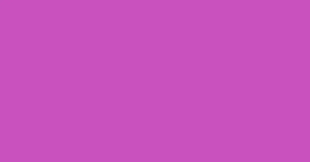 #ca51be fuchsia pink color image