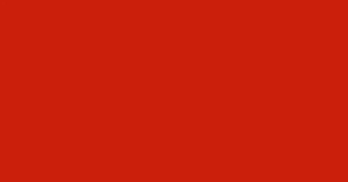 #cb1f0c milano red color image