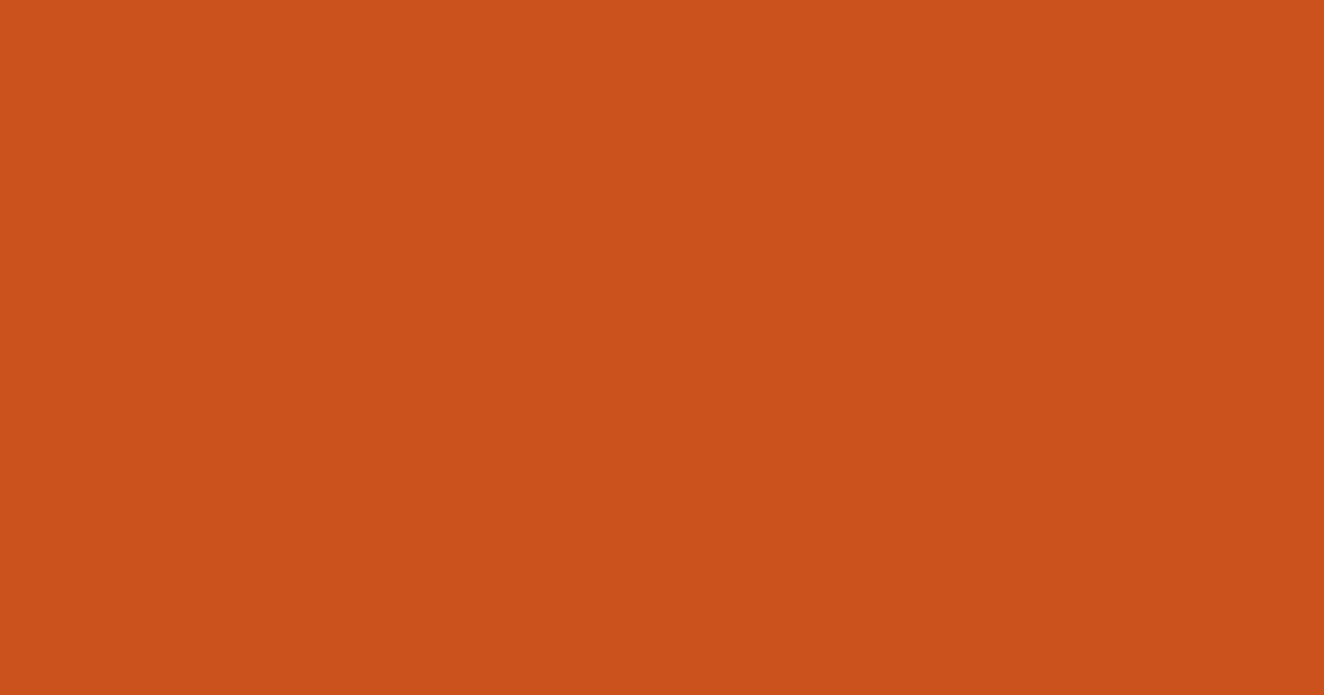 #cb521d orange roughy color image