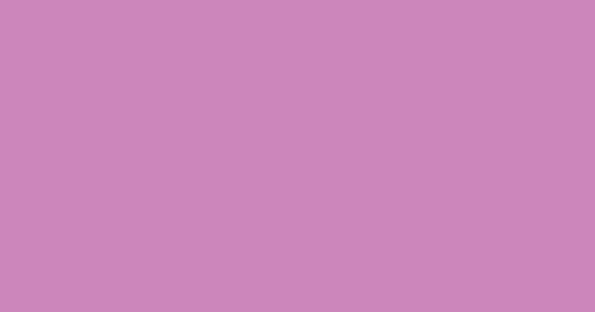 #cb85bb viola color image