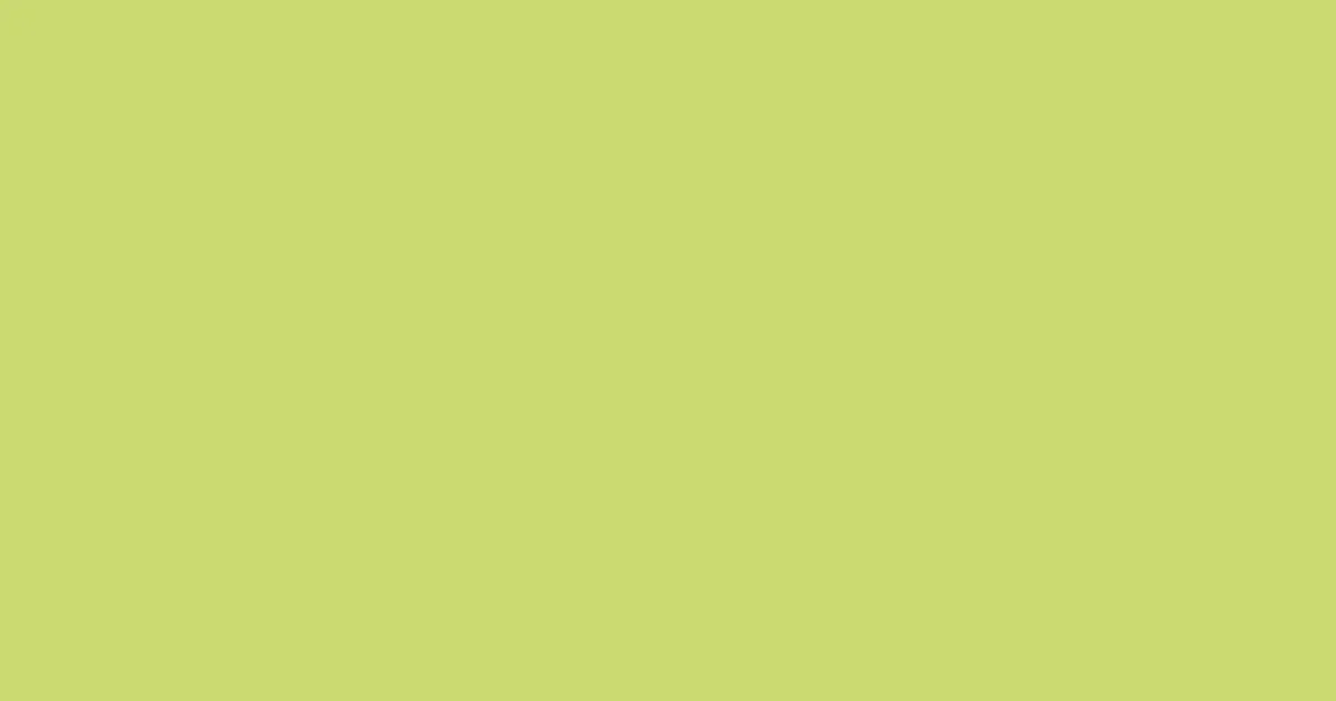 #cbda71 yellow green color image