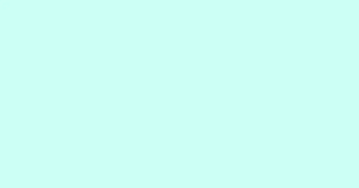 #cbfff4 frosted mint color image