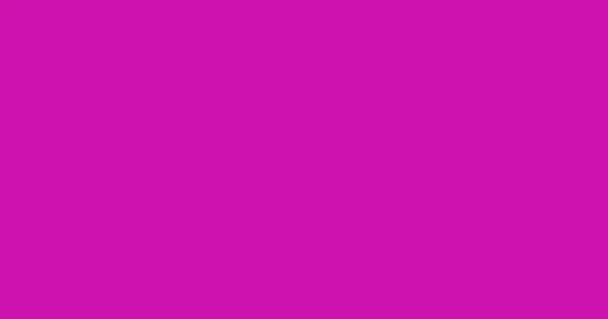 #cc12ae red violet color image