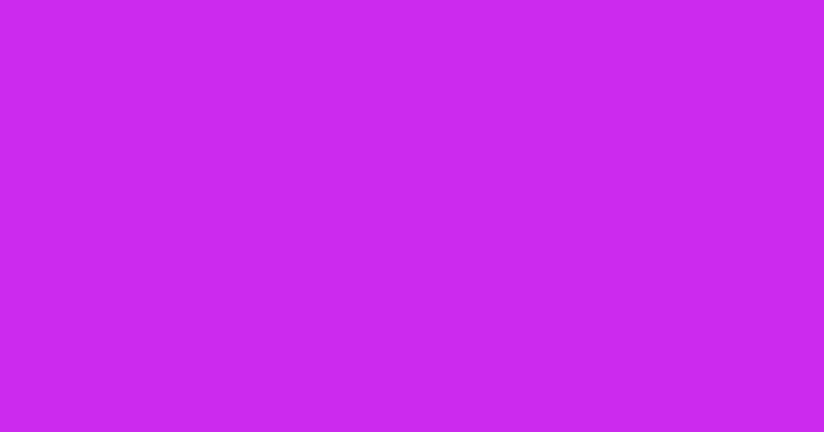 #cc2aee electric violet color image