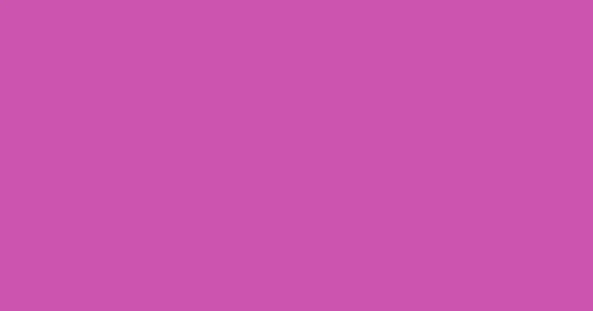 #cc54af fuchsia pink color image