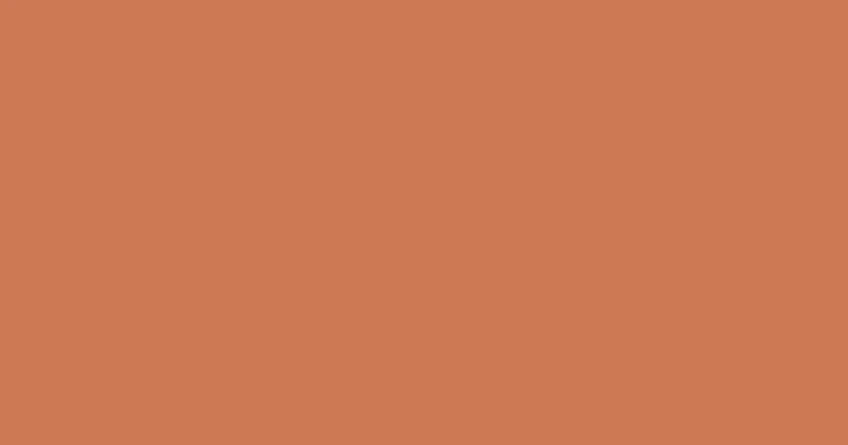 cc7753 - Raw Sienna Color Informations