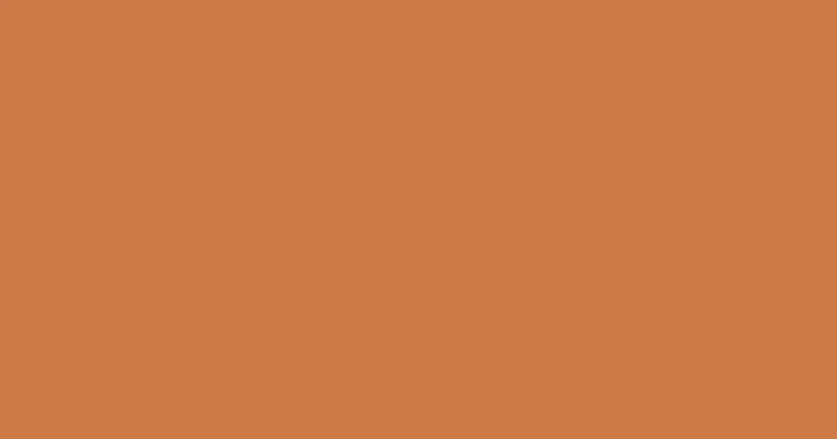 cc7a47 - Raw Sienna Color Informations