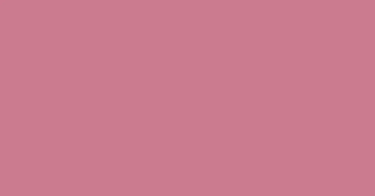 #cc7b8f puce color image