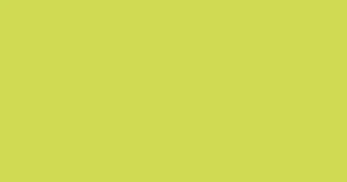 #ccdb52 wattle color image