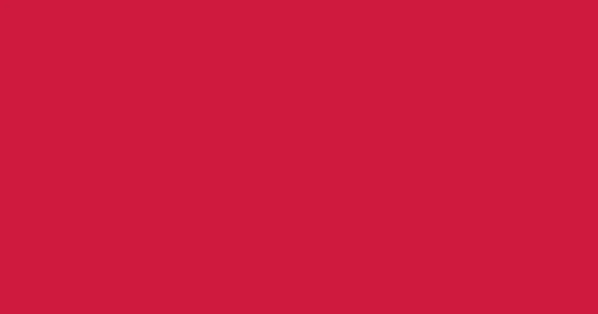 #ce193d cardinal color image