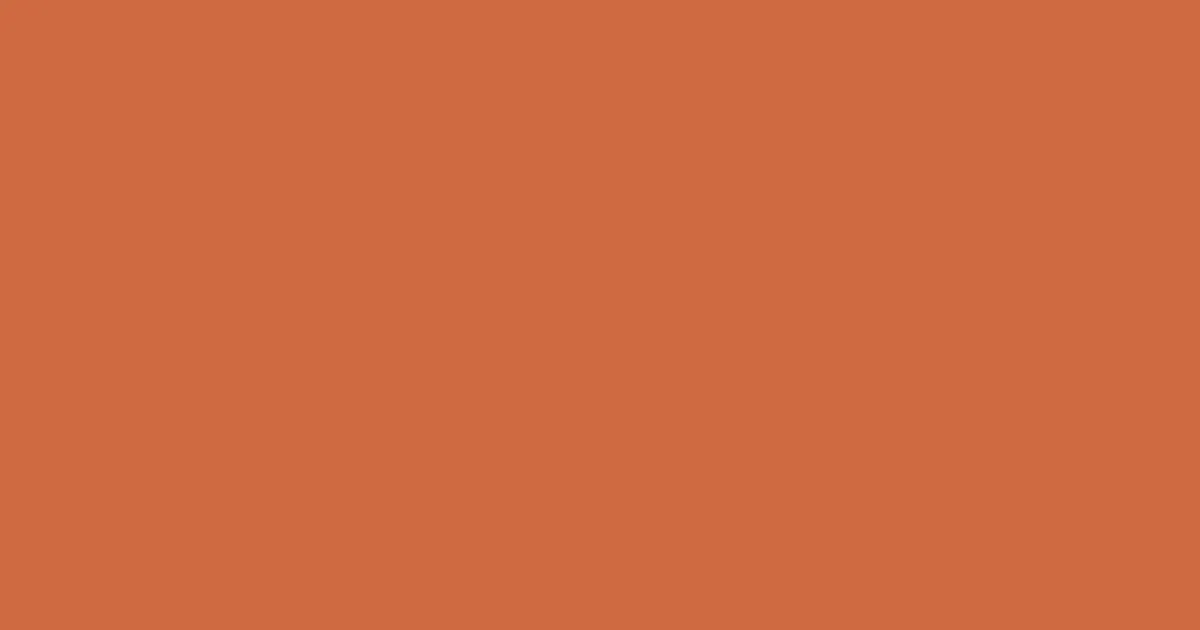 #ce6a40 raw sienna color image