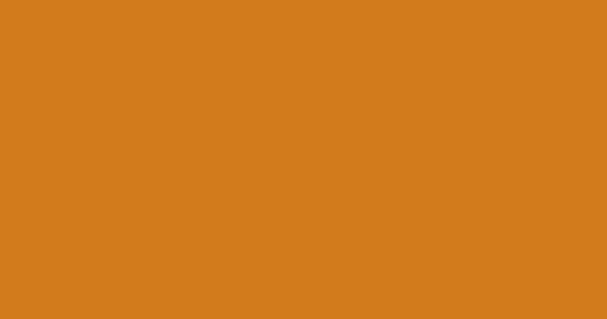 #ce7c1c ochre color image