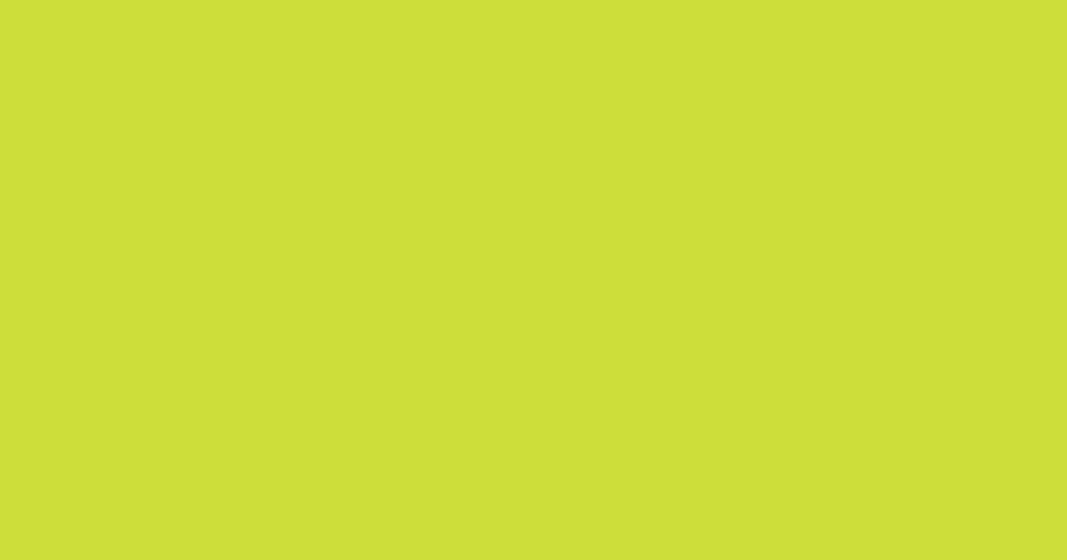 #cfdf3a pear color image
