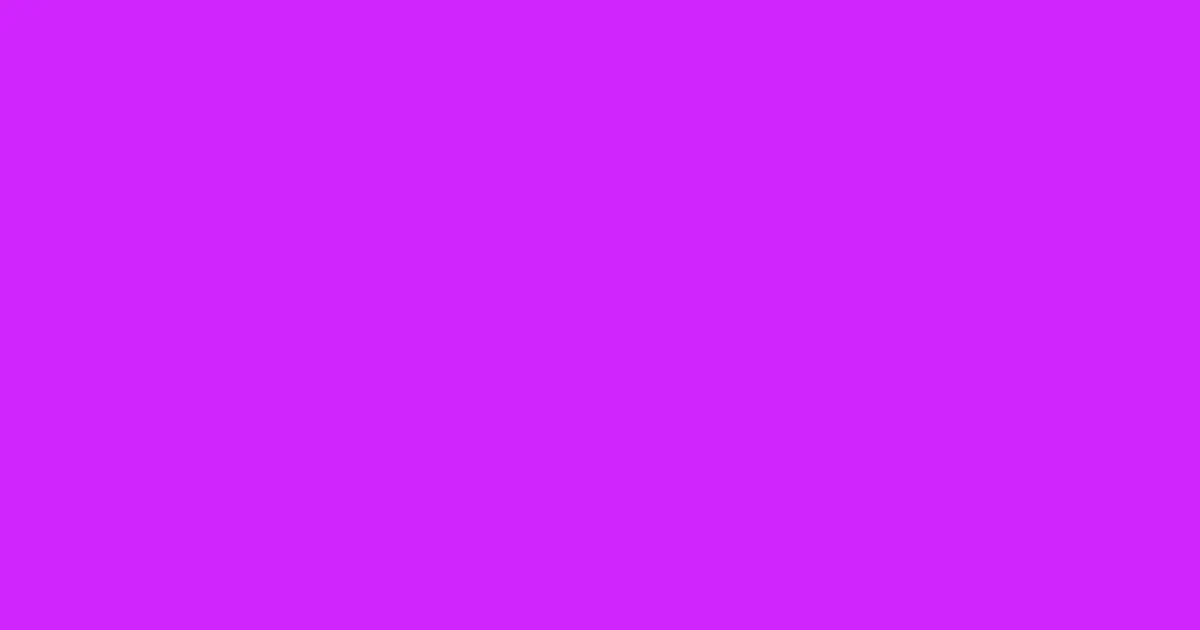 #d125ff electric violet color image