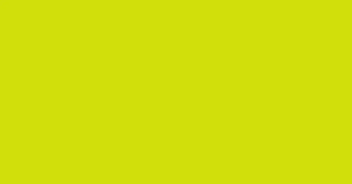 #d1de0a bitter lemon color image