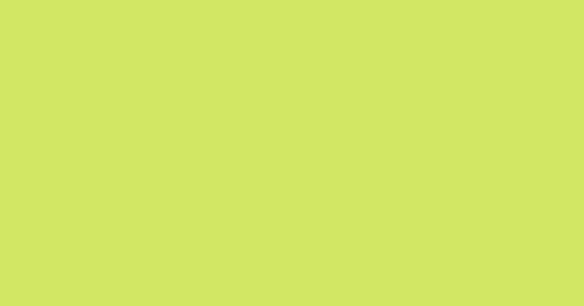 #d1e763 booger buster color image