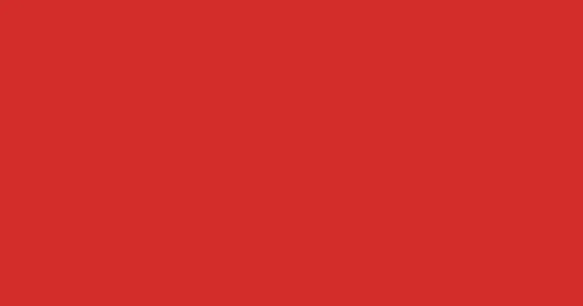 #d22d2a persian red color image