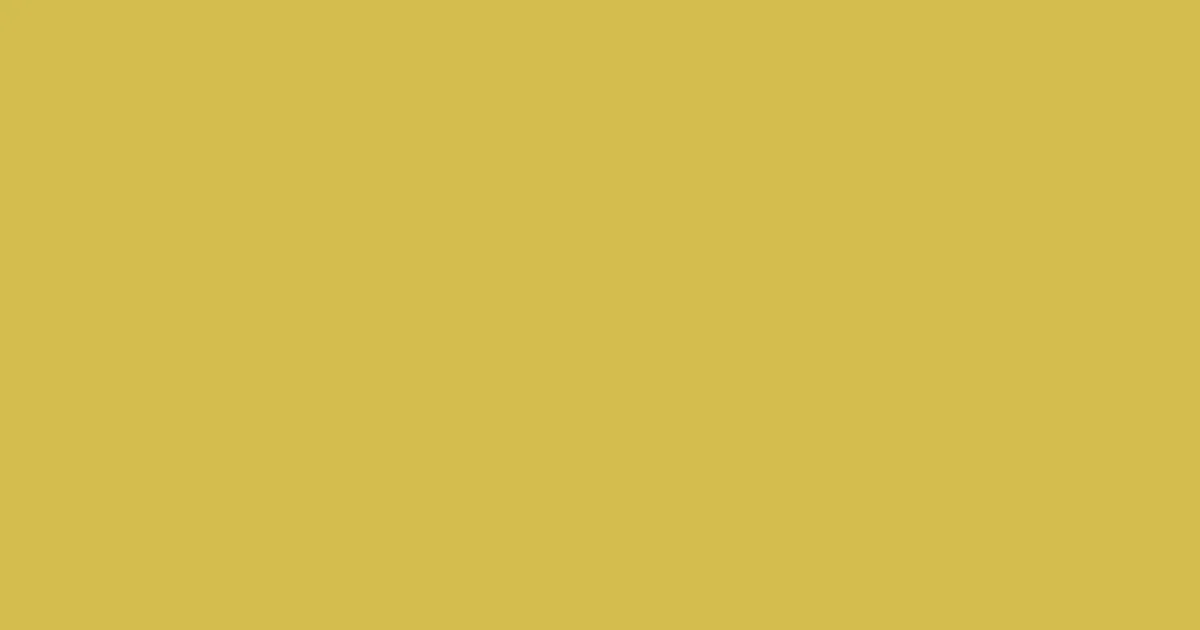 #d3bd4d turmeric color image