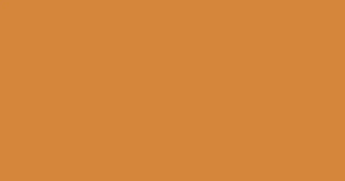 #d48639 raw sienna color image