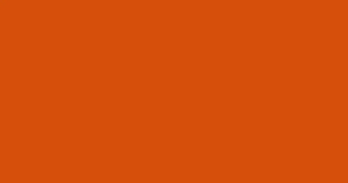#d54f0a red stage color image