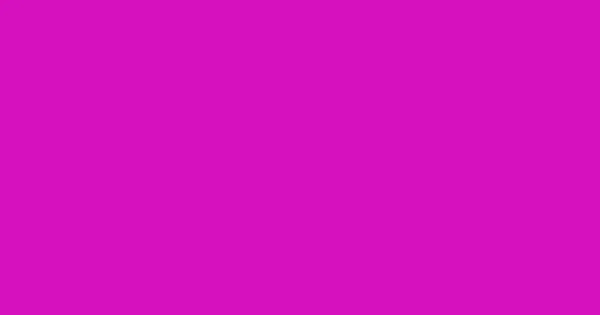 #d611bf shocking pink color image