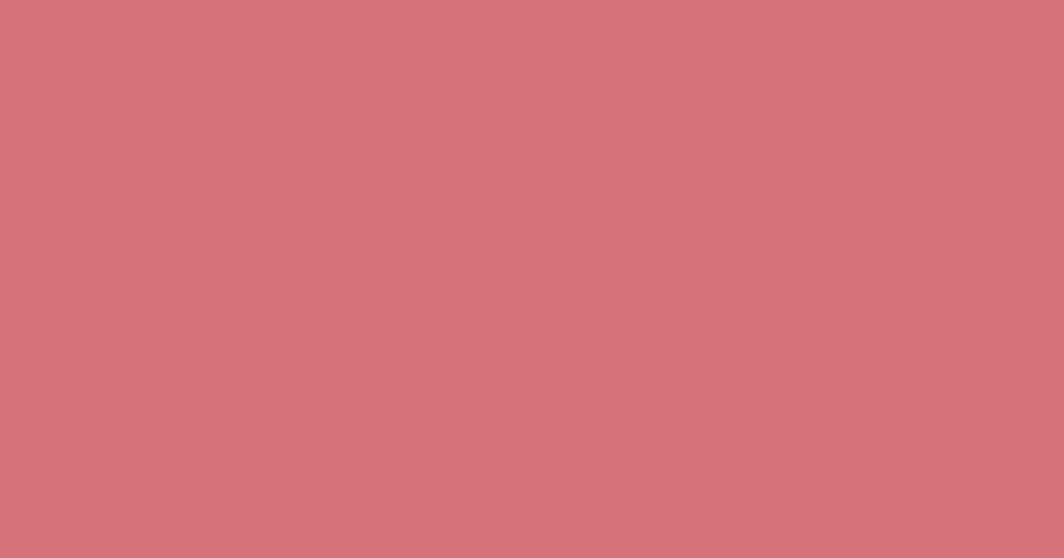 #d6727a new york pink color image