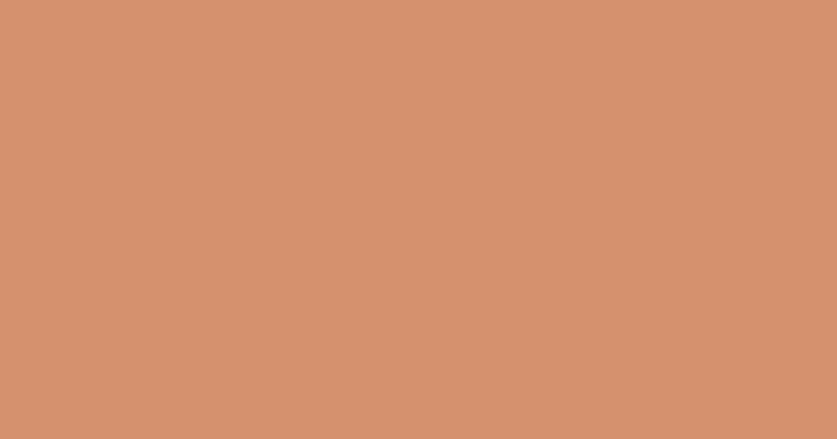 #d6906f burning sand color image