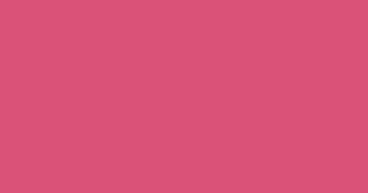 #d75275 cranberry color image