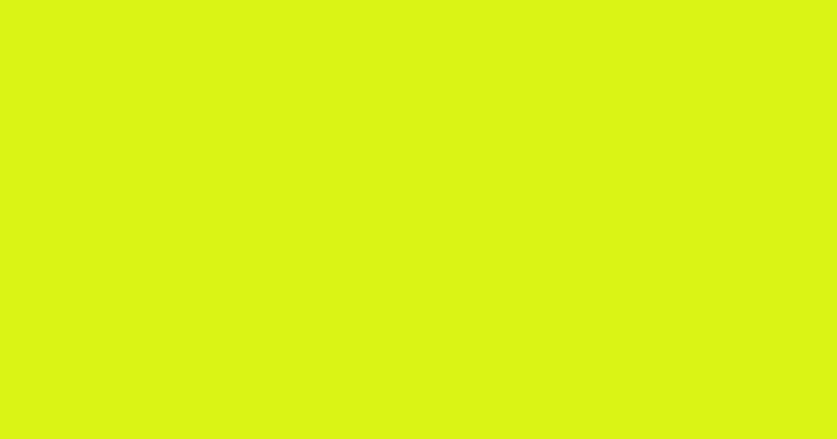 #d7f616 electric lime color image
