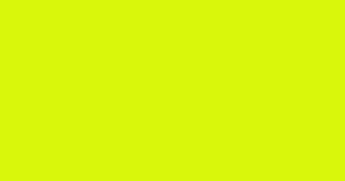 #d7f70a chartreuse yellow color image