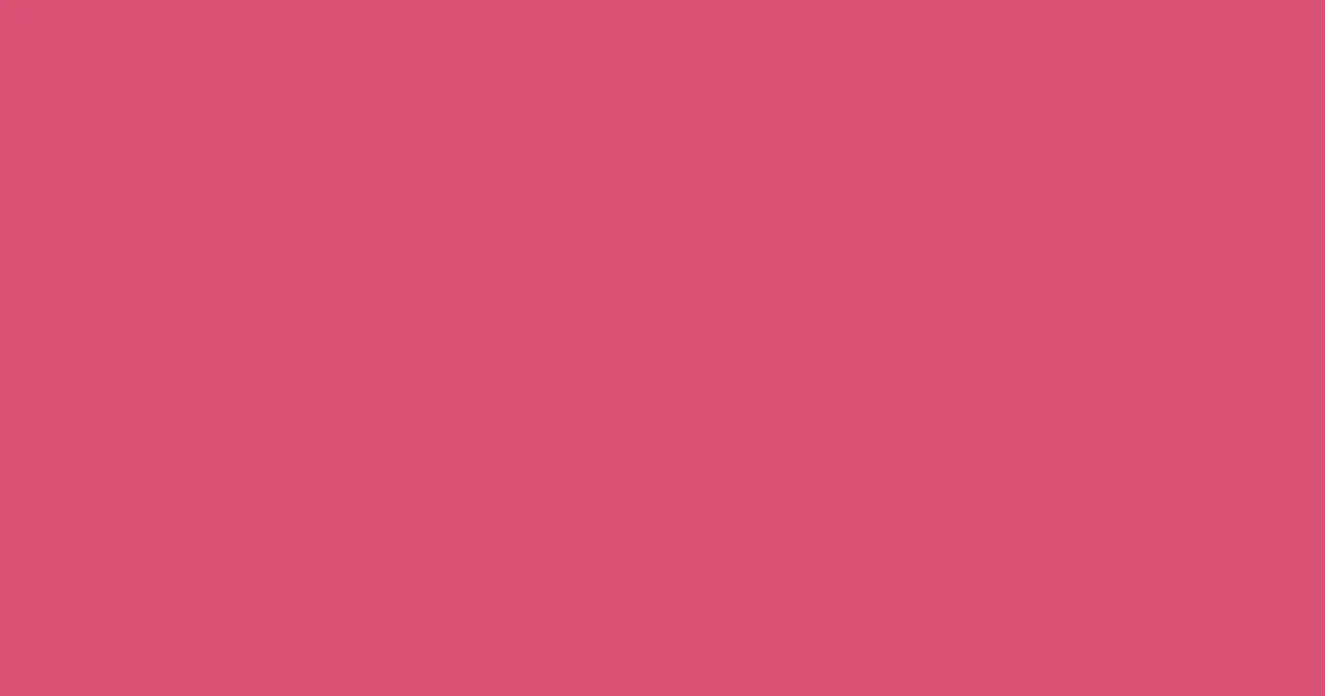 #d85273 cranberry color image