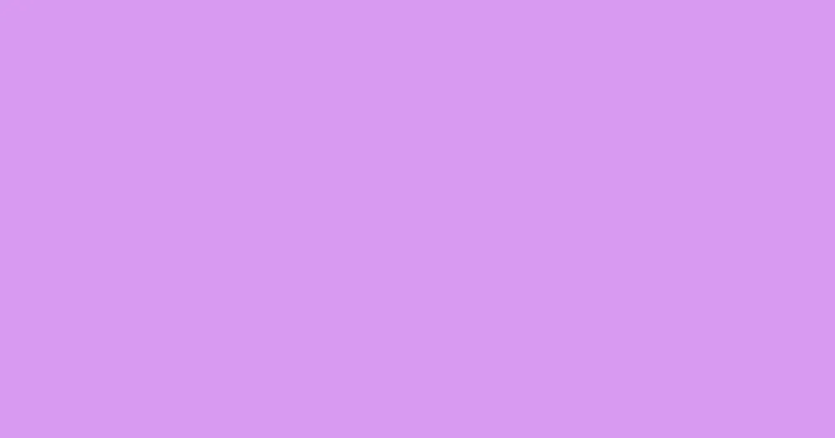 #d89bf2 lilac color image