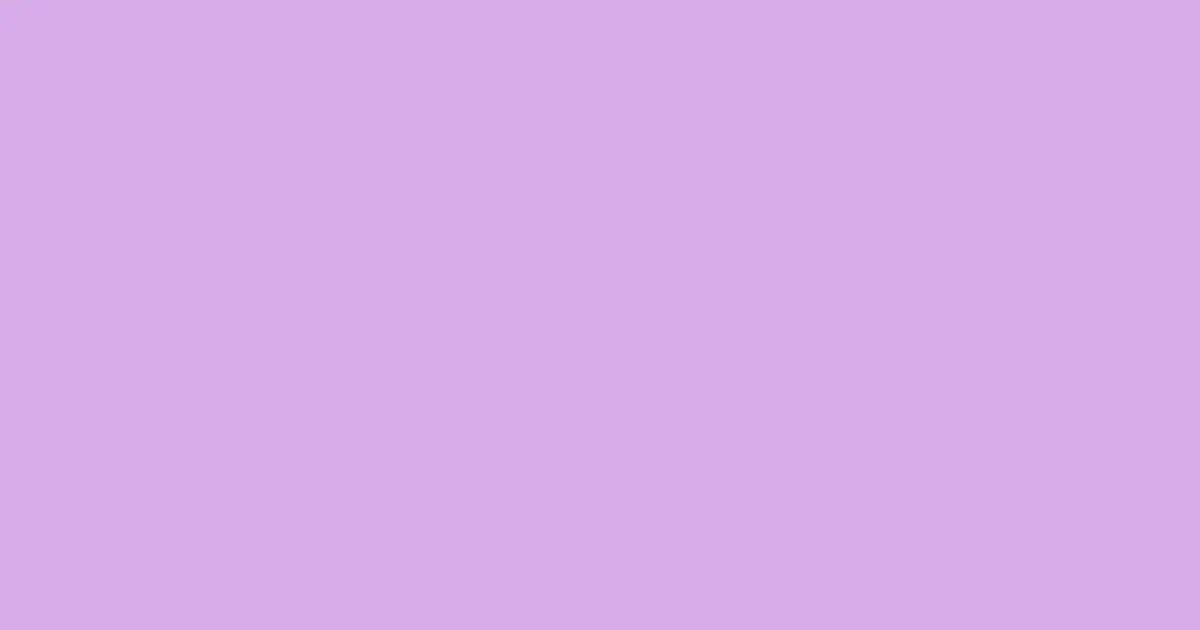 #d8acea french lilac color image