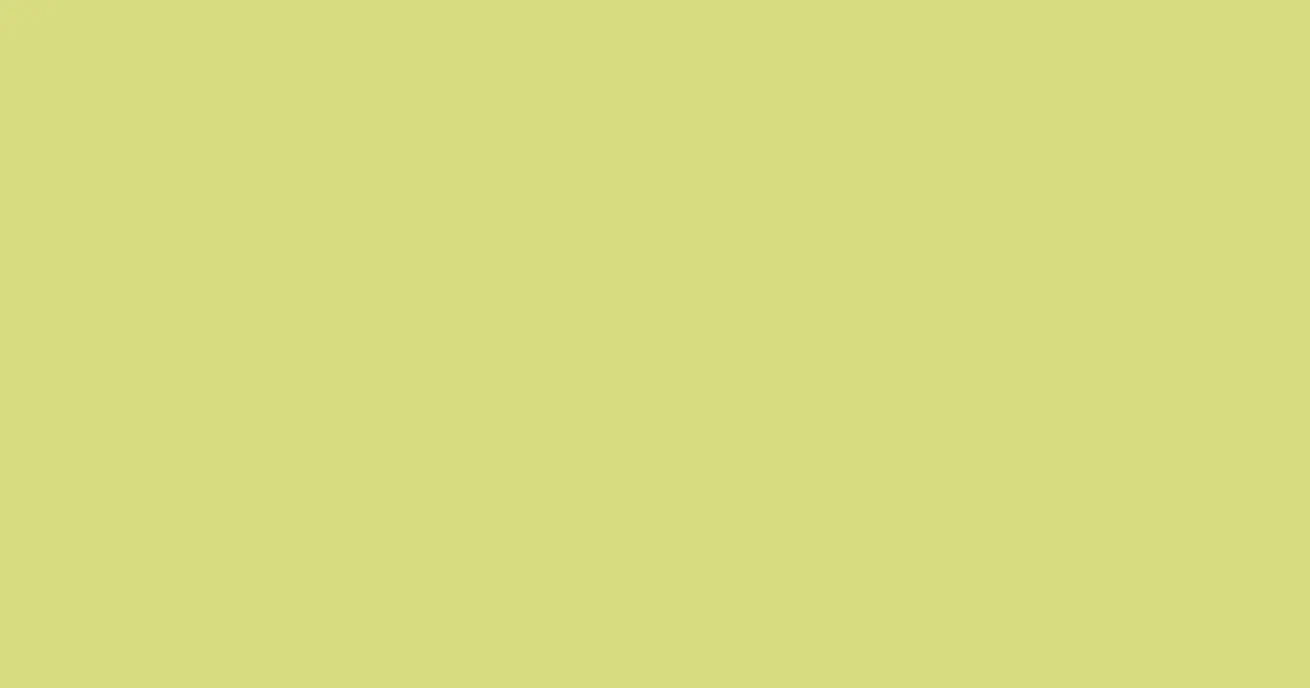 #d8dc7f yellow green color image