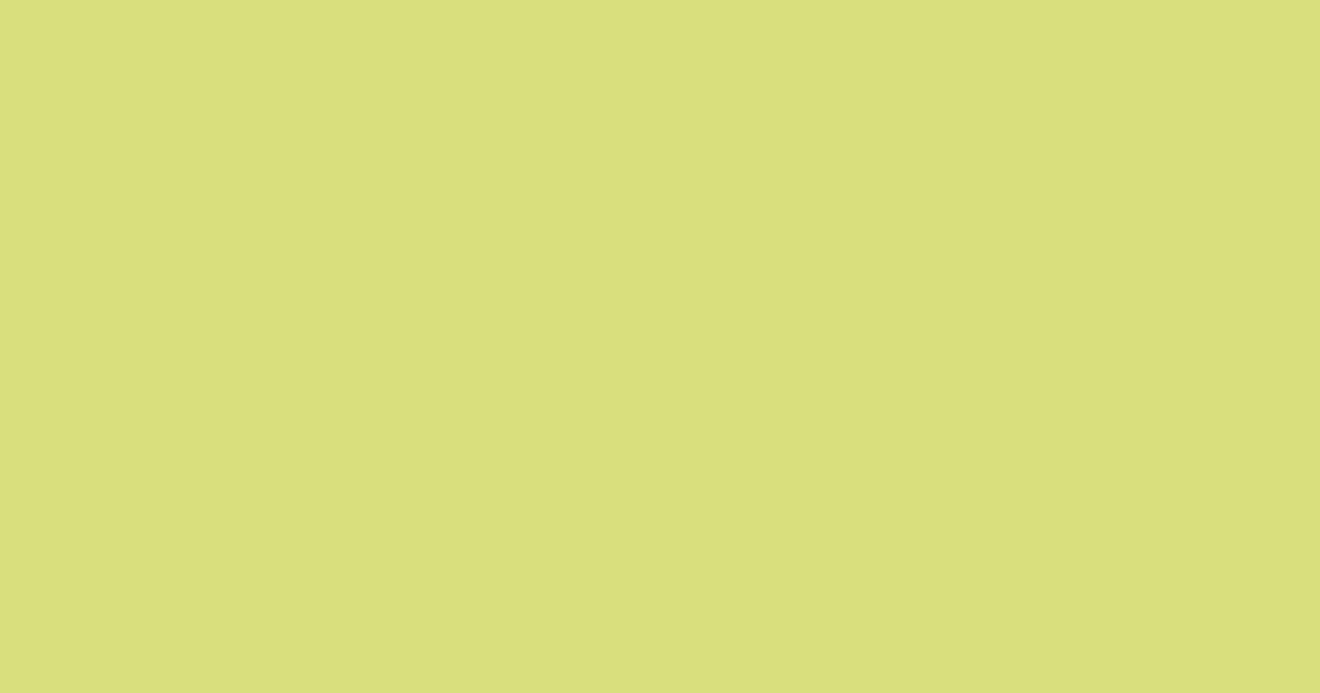 #d8de7e yellow green color image