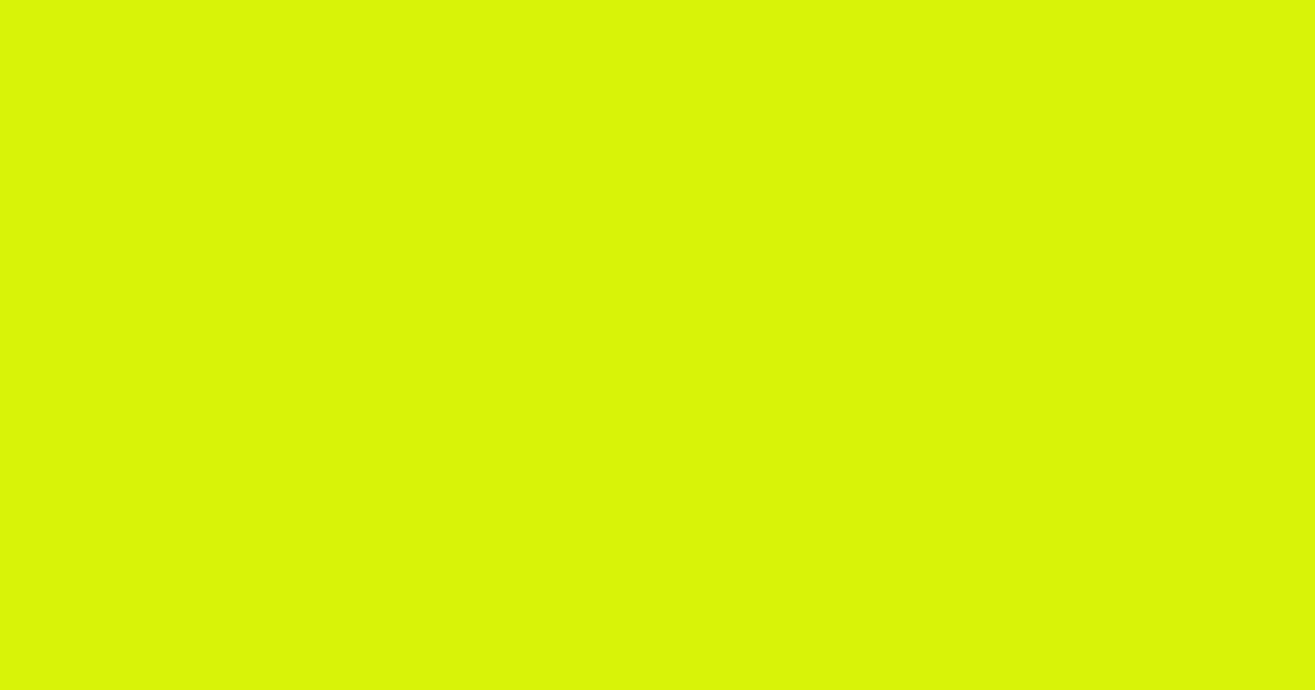 #d8f308 chartreuse yellow color image
