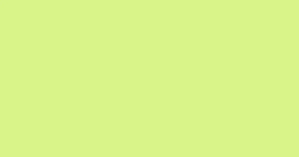 #d8f488 key lime pearl color image