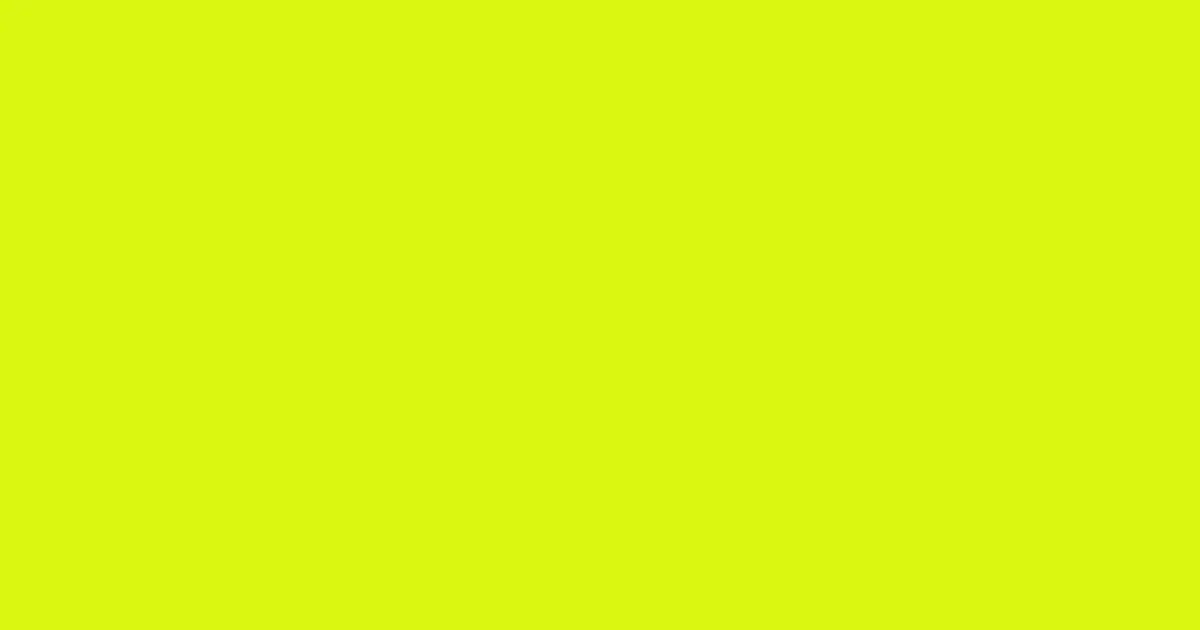 #d8f710 chartreuse yellow color image