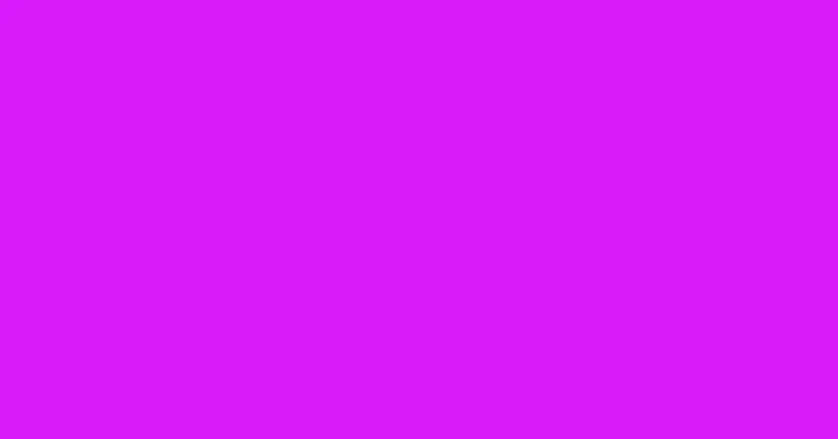 #d919fa electric violet color image