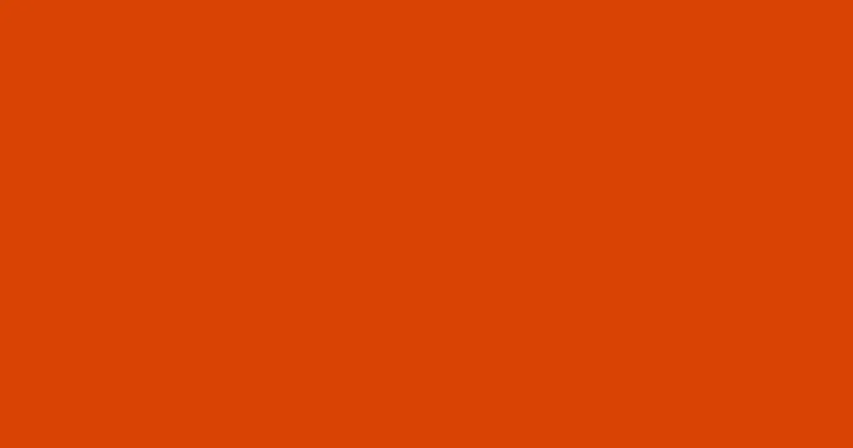 #d94404 grenadier color image