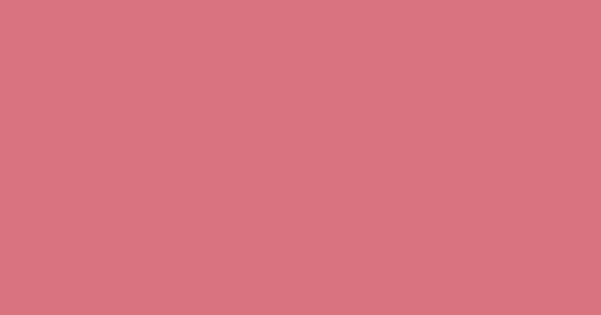 #d9737c new york pink color image
