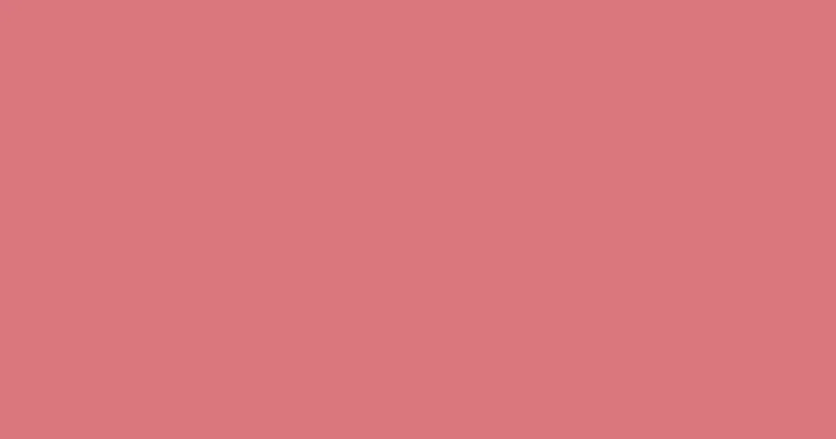 #d9767d new york pink color image