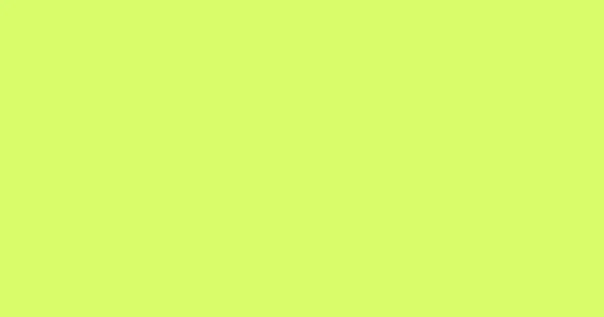 #d9fc6a canary color image