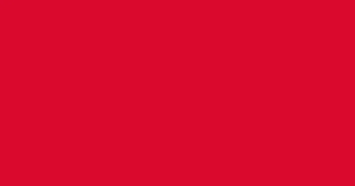 #da092d red ribbon color image