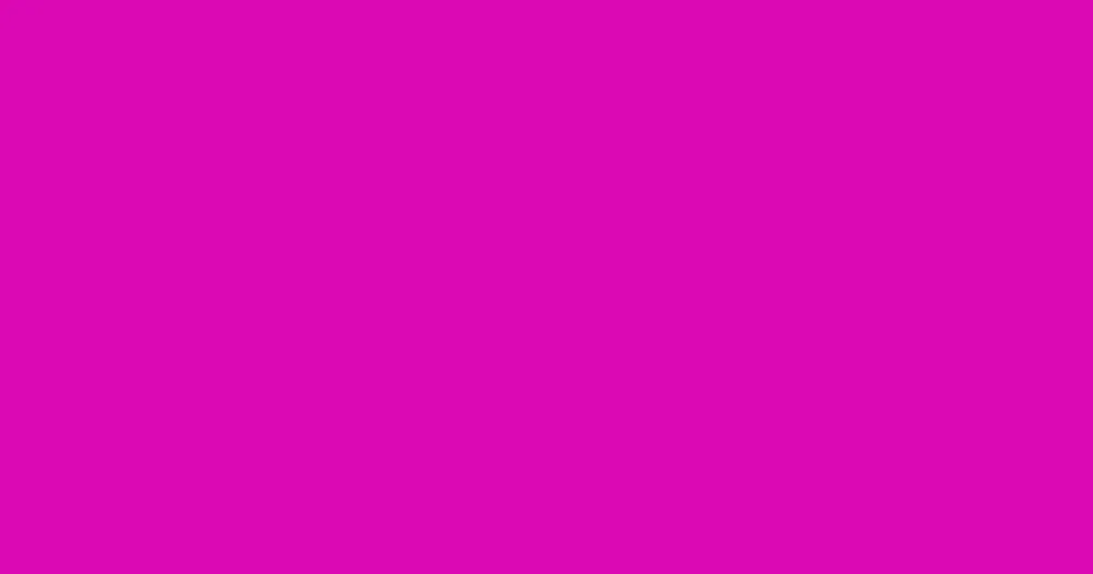 #da09b3 hollywood cerise color image