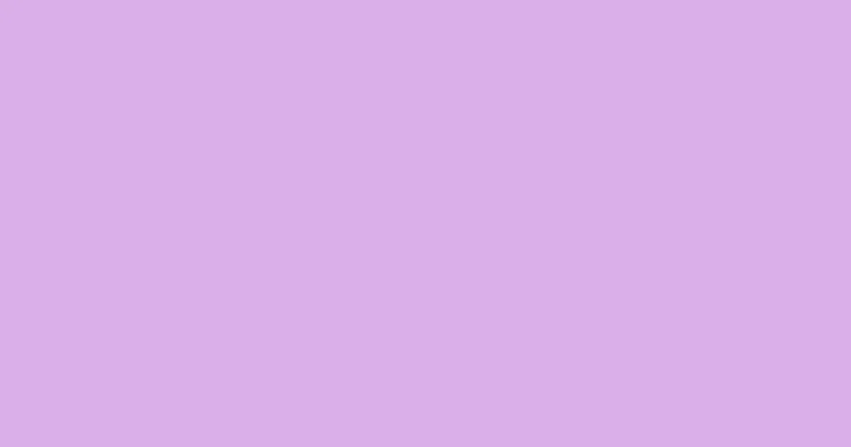 #daaee9 french lilac color image