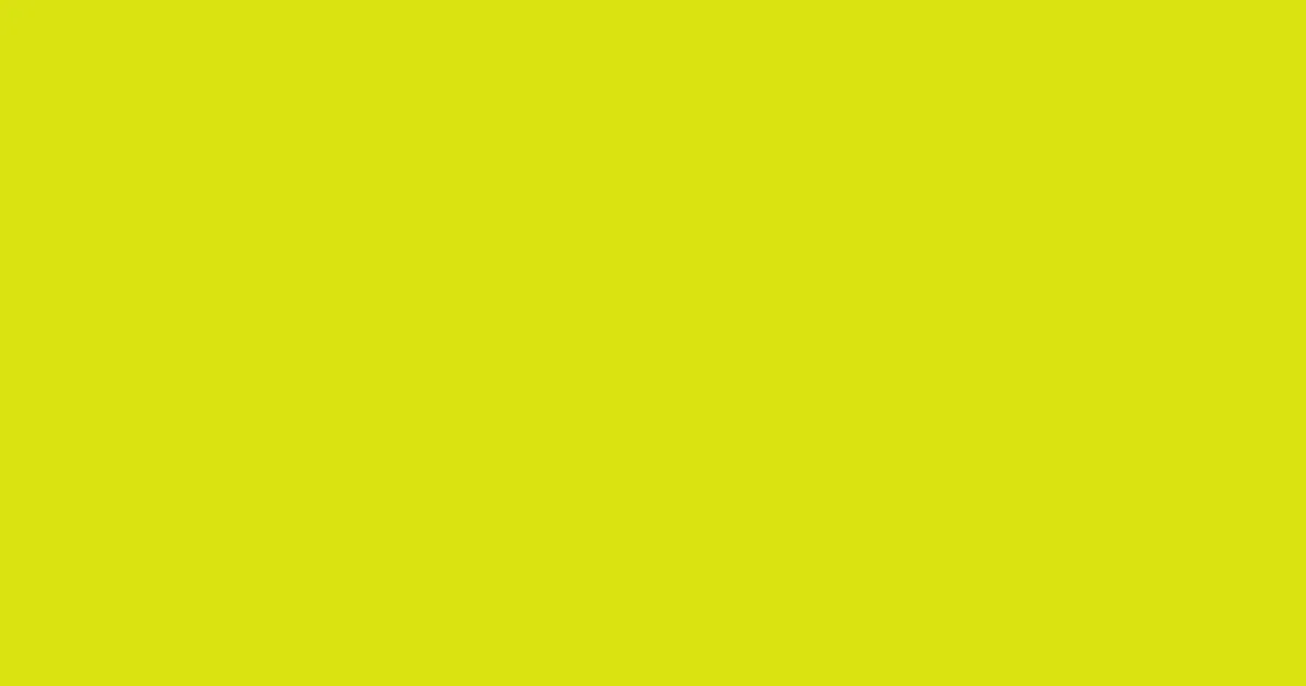 #dae210 bitter lemon color image
