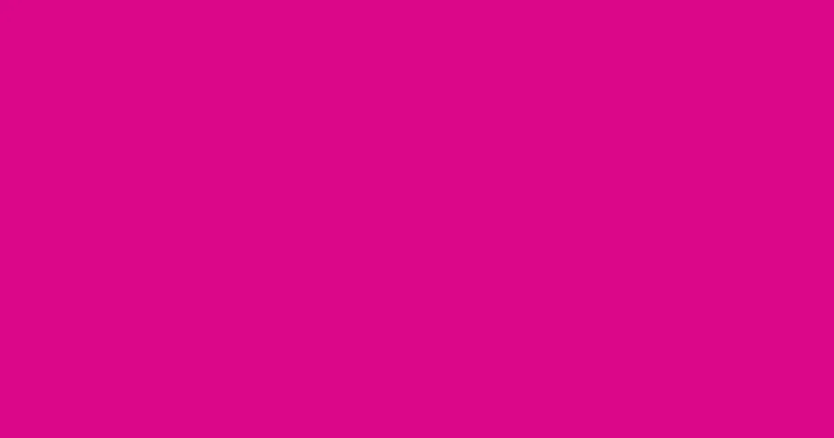 #db068a hollywood cerise color image